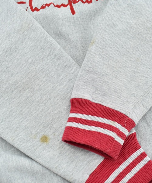 LABORATORY R（ラボラトリーアール）の「【USED】90’s Champion ロゴ刺繍 リバースウィーブ スウェット USA製（スウェット・メンズ・グレー・LARGE）」の11枚目の写真