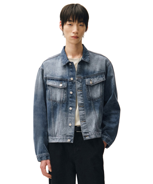 DECET(デケト)の「Denim Trucker Jacket DCJK004Blue(デニムジャケット・メンズ・その他・MEDIUM/SMALL/LARGE)」の8枚目の写真