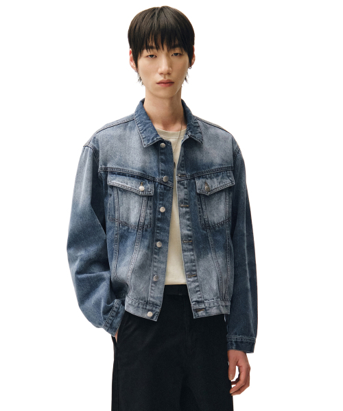 DECET(デケト)の「Denim Trucker Jacket DCJK004Blue(デニムジャケット・メンズ・その他・MEDIUM/SMALL/LARGE)」の9枚目の写真