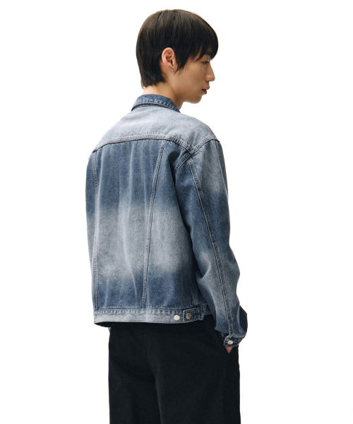 DECET(デケト)の「Denim Trucker Jacket DCJK004Blue(デニムジャケット・メンズ・その他・MEDIUM/SMALL/LARGE)」の10枚目の写真