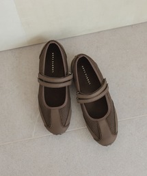 LOWRYS FARM | Ｗバンドメッシュスニーカー 637824(スニーカー)