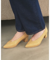 Emma Francis | 4.5cmヒール ハイバン ゴールドモチーフ パンプス(パンプス)