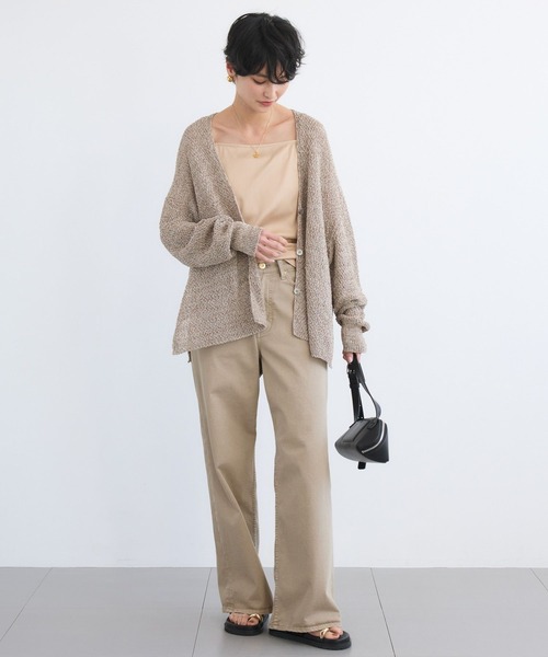 BARNYARDSTORM(バンヤードストーム)の「BARNYARDSTORM / ペーパーリラックスカーディガン【『ネルソンさん』YouTubeご紹介アイテム】(カーディガン/ボレロ・レディース・ベージュ/モカ/ホワイト/ブラック/レモンイエロー・FREE)」の11枚目の写真