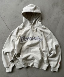 Perushu（ペルーシュ）の「Perushu embroidered logo sweat foodi／Perushu 刺繍ロゴスウェットフーディ（パーカー）」