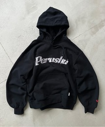Perushu（ペルーシュ）の「Perushu embroidered logo sweat foodi／Perushu 刺繍ロゴスウェットフーディ（パーカー）」