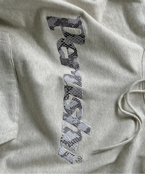 Perushu（ペルーシュ）の「Perushu embroidered logo sweat foodi／Perushu 刺繍ロゴスウェットフーディ（パーカー・メンズ・ボルドー/オートミール/ネイビー/ブラック・MEDIUM/LARGE）」の21枚目の写真