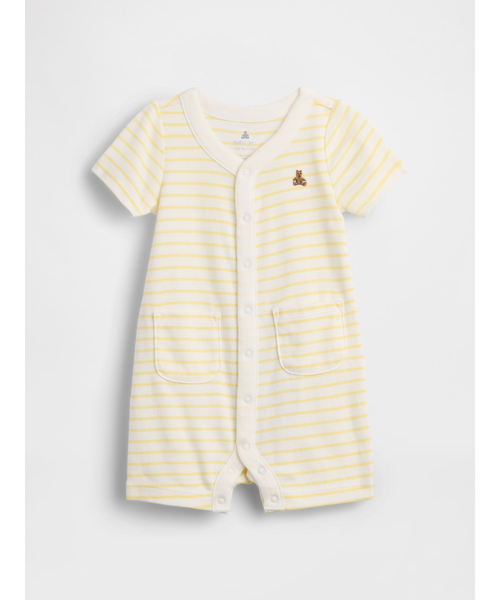GAP（ギャップ）の「ブラナンベア カバーオール (ベビー)（ロンパース・キッズ・ベージュ系その他/イエロー/ベージュ・80ｃｍ/70cm/60cm/50cm）」の4枚目の写真