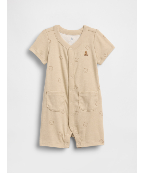 GAP（ギャップ）の「ブラナンベア カバーオール (ベビー)（ロンパース・キッズ・ベージュ系その他/イエロー/ベージュ・80ｃｍ/70cm/60cm/50cm）」の5枚目の写真