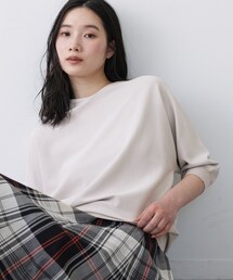 Dessin | 【洗える】後ろボタンニットプルオーバー七分袖(ニット/セーター)