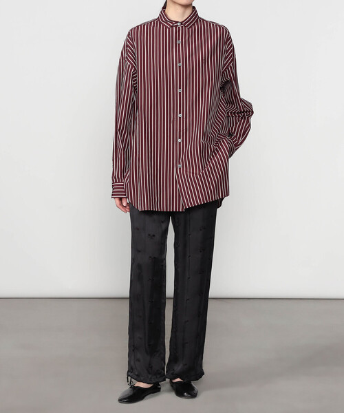 TICCA（ティッカ）の「TICCA | 〈別注〉 キュプラフラワーエンブロイダリーパンツ WOMEN（その他パンツ・レディース・チャコール・F）」の2枚目の写真