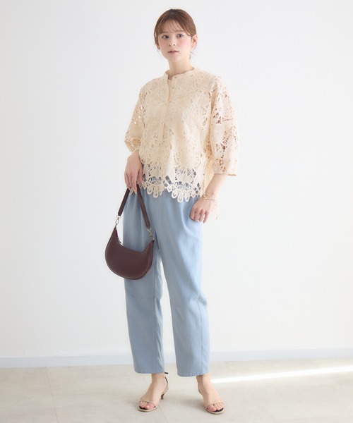 KATHARINE ROSS(キャサリンロス)の「【KATHARINE ROSS】マーガレット刺繍ドルマンブラウス(シャツ/ブラウス・レディース・ホワイト/ベージュ・FREE)」の16枚目の写真