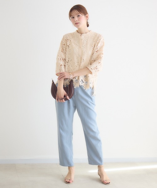 KATHARINE ROSS(キャサリンロス)の「【KATHARINE ROSS】マーガレット刺繍ドルマンブラウス(シャツ/ブラウス・レディース・ホワイト/ベージュ・FREE)」の18枚目の写真