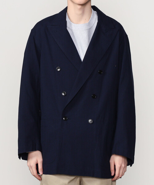 Bshop(ビショップ)の「CHEMISE D'ADAM | 〈別注〉ダブルブレスト シャツジャケット MEN(テーラードジャケット・メンズ・ネイビー・40/42)」の9枚目の写真