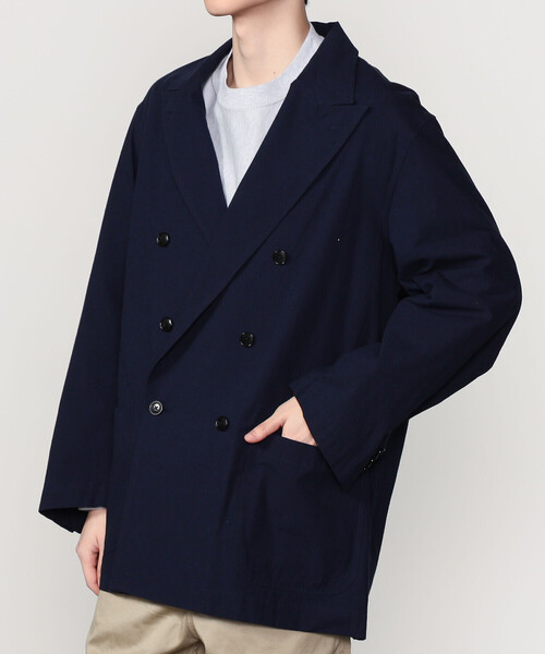 Bshop(ビショップ)の「CHEMISE D'ADAM | 〈別注〉ダブルブレスト シャツジャケット MEN(テーラードジャケット・メンズ・ネイビー・40/42)」の12枚目の写真