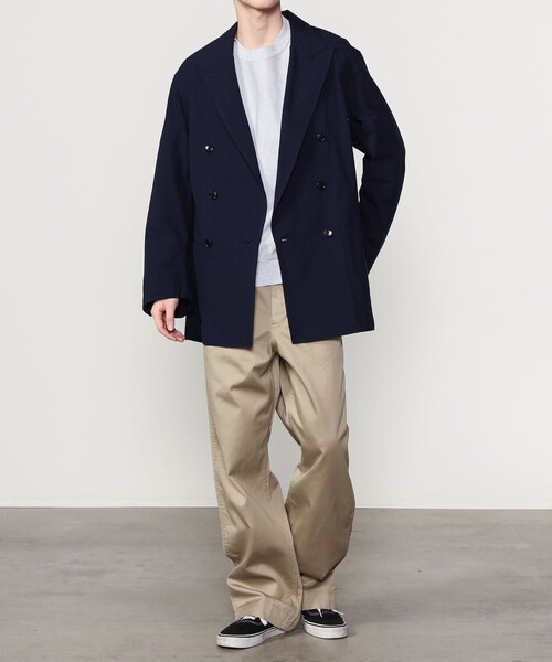 Bshop(ビショップ)の「CHEMISE D'ADAM | 〈別注〉ダブルブレスト シャツジャケット MEN(テーラードジャケット・メンズ・ネイビー・40/42)」の13枚目の写真