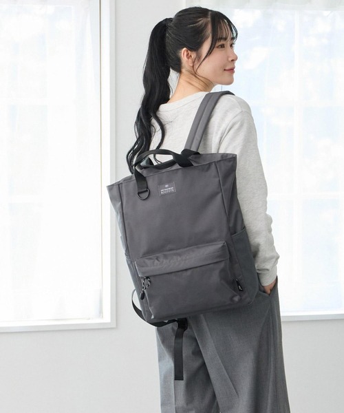 ROOTOTE(ルートート)の「ルートート / SC.セオルー.リップストップ-A(バックパック/リュック・レディース・ブラウン/チャコールグレー/ブラック/カーキ・FREE)」の1枚目の写真