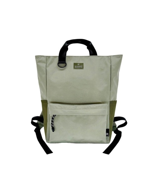 ROOTOTE(ルートート)の「ルートート / SC.セオルー.リップストップ-A(バックパック/リュック・レディース・ブラウン/チャコールグレー/ブラック/カーキ・FREE)」の9枚目の写真