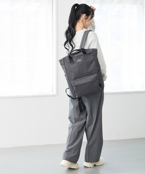 ROOTOTE(ルートート)の「ルートート / SC.セオルー.リップストップ-A(バックパック/リュック・レディース・ブラウン/チャコールグレー/ブラック/カーキ・FREE)」の13枚目の写真