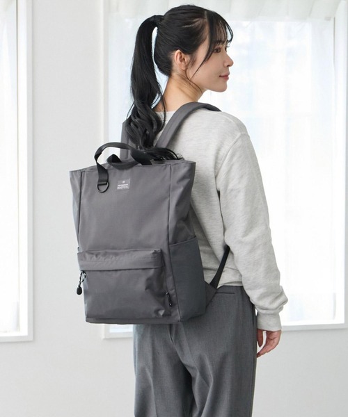 ROOTOTE(ルートート)の「ルートート / SC.セオルー.リップストップ-A(バックパック/リュック・レディース・ブラウン/チャコールグレー/ブラック/カーキ・FREE)」の15枚目の写真