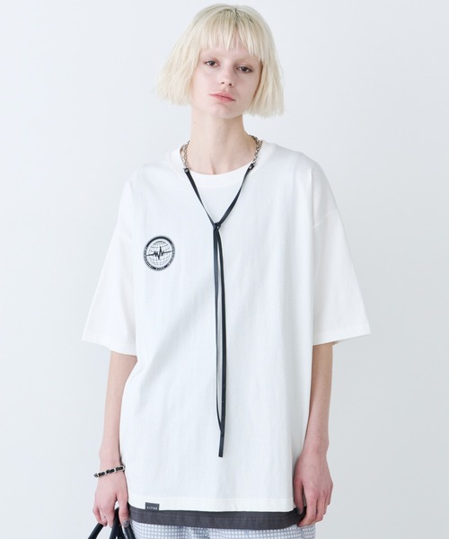 AIVER(アイバー)の「AIVER S WIP S/S TEE(Tシャツ/カットソー・メンズ・ブラック/オフホワイト/チャコールグレー・SMALL/MEDIUM/LARGE)」の4枚目の写真