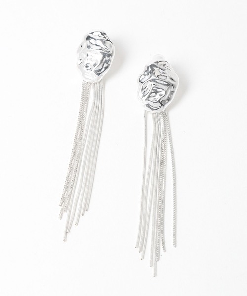 HARE（ハレ）の「チェーンデザインイヤリング(HARE)（イヤリング・レディース・ゴールド/シルバー・FREE）」の10枚目の写真