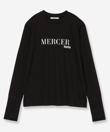 【接触冷感・洗える】ロングスリーブロゴTシャツ(MERCER)