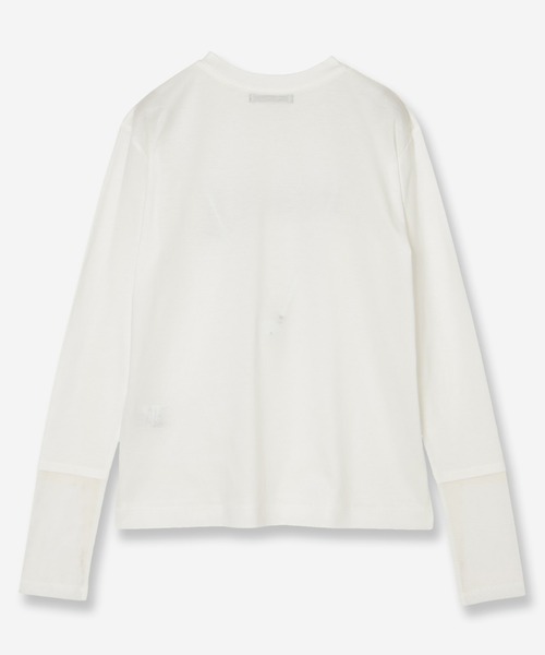 R-ISM(リズム)の「【接触冷感・洗える】ロングスリーブロゴTシャツ(MERCER)(Tシャツ/カットソー・レディース・ブラック/ライトブルー/オフホワイト・4)」の15枚目の写真