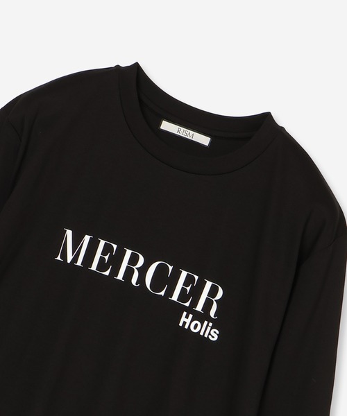 R-ISM(リズム)の「【接触冷感・洗える】ロングスリーブロゴTシャツ(MERCER)(Tシャツ/カットソー・レディース・ブラック/ライトブルー/オフホワイト・4)」の14枚目の写真
