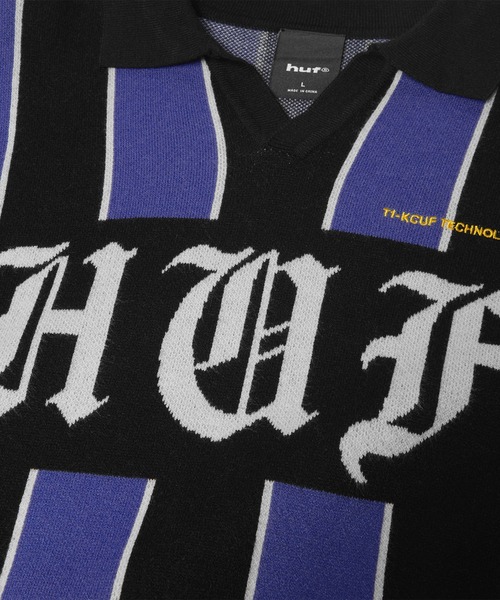 HUF（ハフ）の「MIDFIELD JERSEY SWEATER（ニット/セーター・メンズ・レッド/ブルー・M/L/XL）」の9枚目の写真