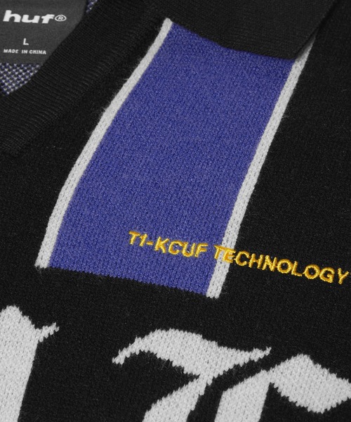 HUF（ハフ）の「MIDFIELD JERSEY SWEATER（ニット/セーター・メンズ・レッド/ブルー・M/L/XL）」の10枚目の写真