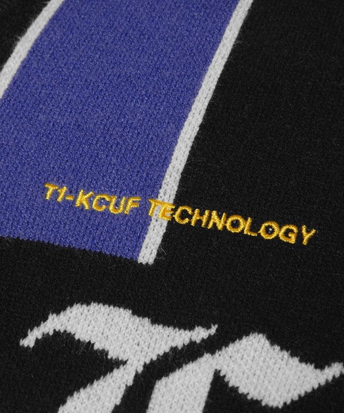 HUF（ハフ）の「MIDFIELD JERSEY SWEATER（ニット/セーター・メンズ・レッド/ブルー・M/L/XL）」の11枚目の写真