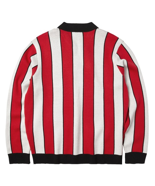 HUF（ハフ）の「MIDFIELD JERSEY SWEATER（ニット/セーター・メンズ・レッド/ブルー・M/L/XL）」の4枚目の写真