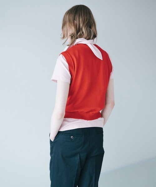 soduk（スドーク）の「【soduk】26SS新作 ruffle trousers / ラッフルトラウザー（チノパンツ・レディース・ベージュ系/ブラック・SMALL/MEDIUM）」の3枚目の写真