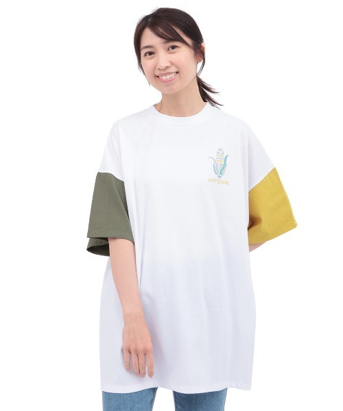 チチカカ(チチカカ)の「チビカチナプリントTシャツ(Tシャツ/カットソー・レディース・その他1/チャコールグレー/レッド・FREE)」の15枚目の写真