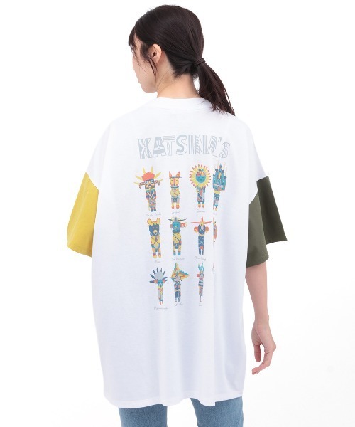 チチカカ(チチカカ)の「チビカチナプリントTシャツ(Tシャツ/カットソー・レディース・その他1/チャコールグレー/レッド・FREE)」の12枚目の写真
