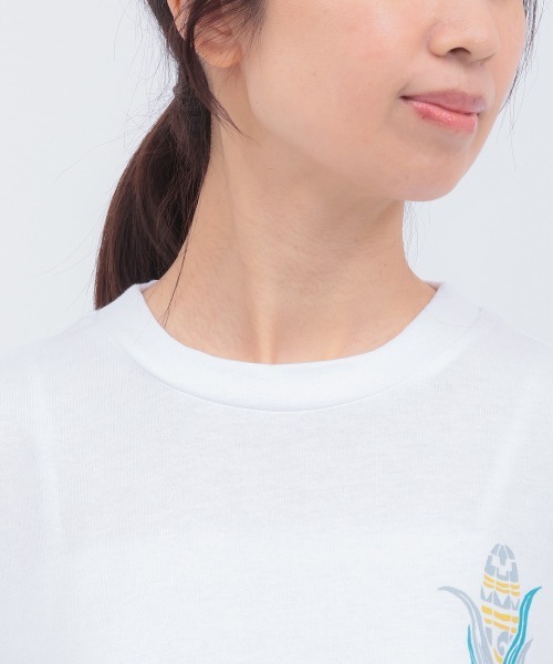 チチカカ(チチカカ)の「チビカチナプリントTシャツ(Tシャツ/カットソー・レディース・その他1/チャコールグレー/レッド・FREE)」の17枚目の写真