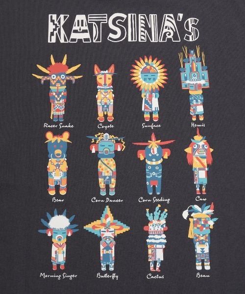 チチカカ(チチカカ)の「チビカチナプリントTシャツ(Tシャツ/カットソー・レディース・その他1/チャコールグレー/レッド・FREE)」の18枚目の写真