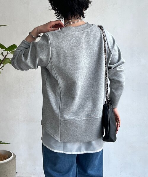 un dix cors（アンディコール）の「ジッププルオーバー（Tシャツ/カットソー・レディース・ブラック/オリーブ/オフホワイト/グレー・FREE）」の12枚目の写真