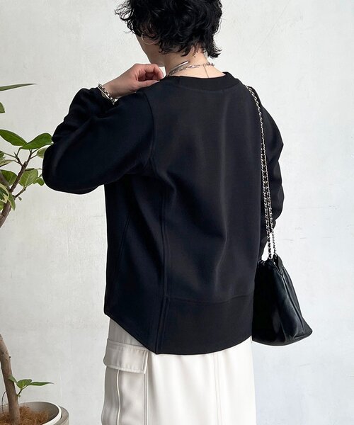 un dix cors（アンディコール）の「ジッププルオーバー（Tシャツ/カットソー・レディース・ブラック/オリーブ/オフホワイト/グレー・FREE）」の21枚目の写真