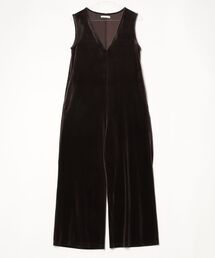 anuke（アンヌーク）の「Velour Vneck Combinaison（ワンピース）」