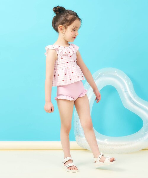 apres les cours（アプレレクール）の「EVAサンダル（サンダル・キッズ・サックスブルー/ピンク/ラベンダー/チャコール/ベージュ/オフホワイト・14/18/17/16/15 /13/19）」の10枚目の写真