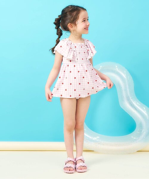 apres les cours（アプレレクール）の「EVAサンダル（サンダル・キッズ・サックスブルー/ピンク/ラベンダー/チャコール/ベージュ/オフホワイト・14/18/17/16/15 /13/19）」の11枚目の写真