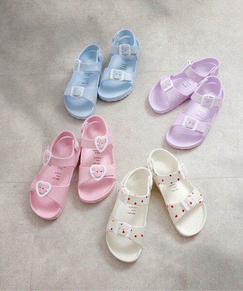 apres les cours（アプレレクール）の「EVAサンダル（サンダル・キッズ・サックスブルー/ピンク/ラベンダー/チャコール/ベージュ/オフホワイト・14/18/17/16/15 /13/19）」の13枚目の写真