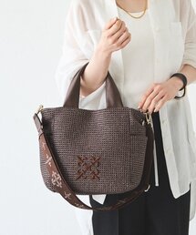 russet | ナイロンラフィア2WAYトートバッグ(トートバッグ)