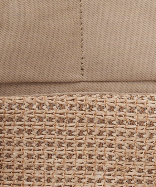 russet（ラシット）の「ナイロンラフィア2WAYトートバッグ（トートバッグ・レディース・アイボリー/ブラック/ダークブラウン・FREE）」の10枚目の写真