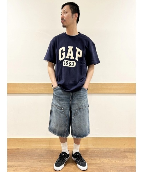 GAP（ギャップ）の「スーパーバギー デニムカーペンター ショートパンツ（デニムパンツ・メンズ・インディゴブルー・30W/32W/34W/28W/36W）」の6枚目の写真