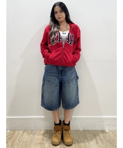 GAP（ギャップ）の「スーパーバギー デニムカーペンター ショートパンツ（デニムパンツ・メンズ・インディゴブルー・30W/32W/34W/28W/36W）」の7枚目の写真