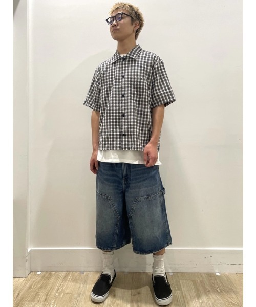 GAP（ギャップ）の「スーパーバギー デニムカーペンター ショートパンツ（デニムパンツ・メンズ・インディゴブルー・30W/32W/34W/28W/36W）」の11枚目の写真