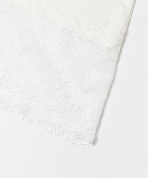 URBAN RESEARCH DOORS(アーバンリサーチドアーズ)の「レースドッキングカットソー(Tシャツ/カットソー・レディース・オフホワイト/ブラック・FREE)」の11枚目の写真
