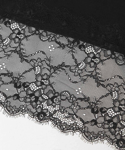 URBAN RESEARCH DOORS（アーバンリサーチドアーズ）の「レースドッキングカットソー（Tシャツ/カットソー・レディース・オフホワイト/ブラック・FREE）」の19枚目の写真